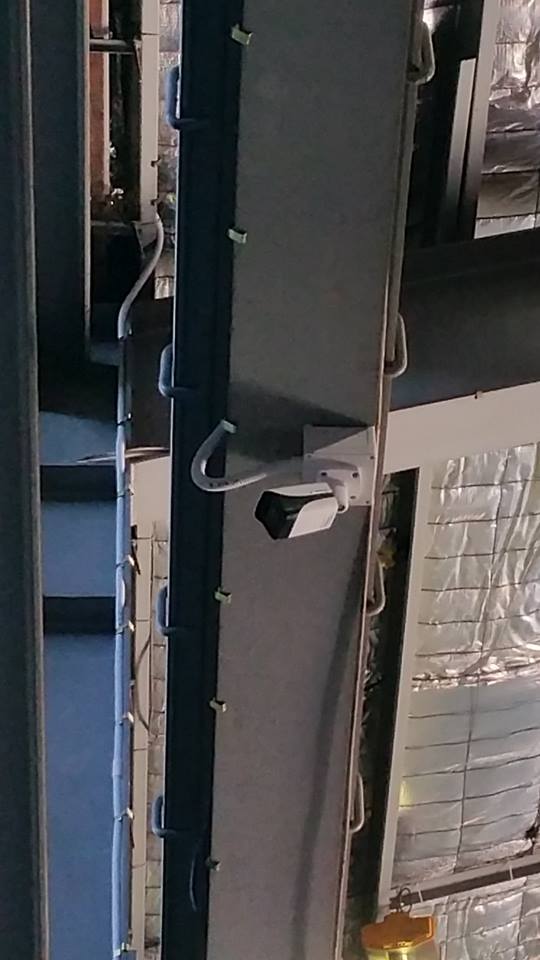 Security camera installation
