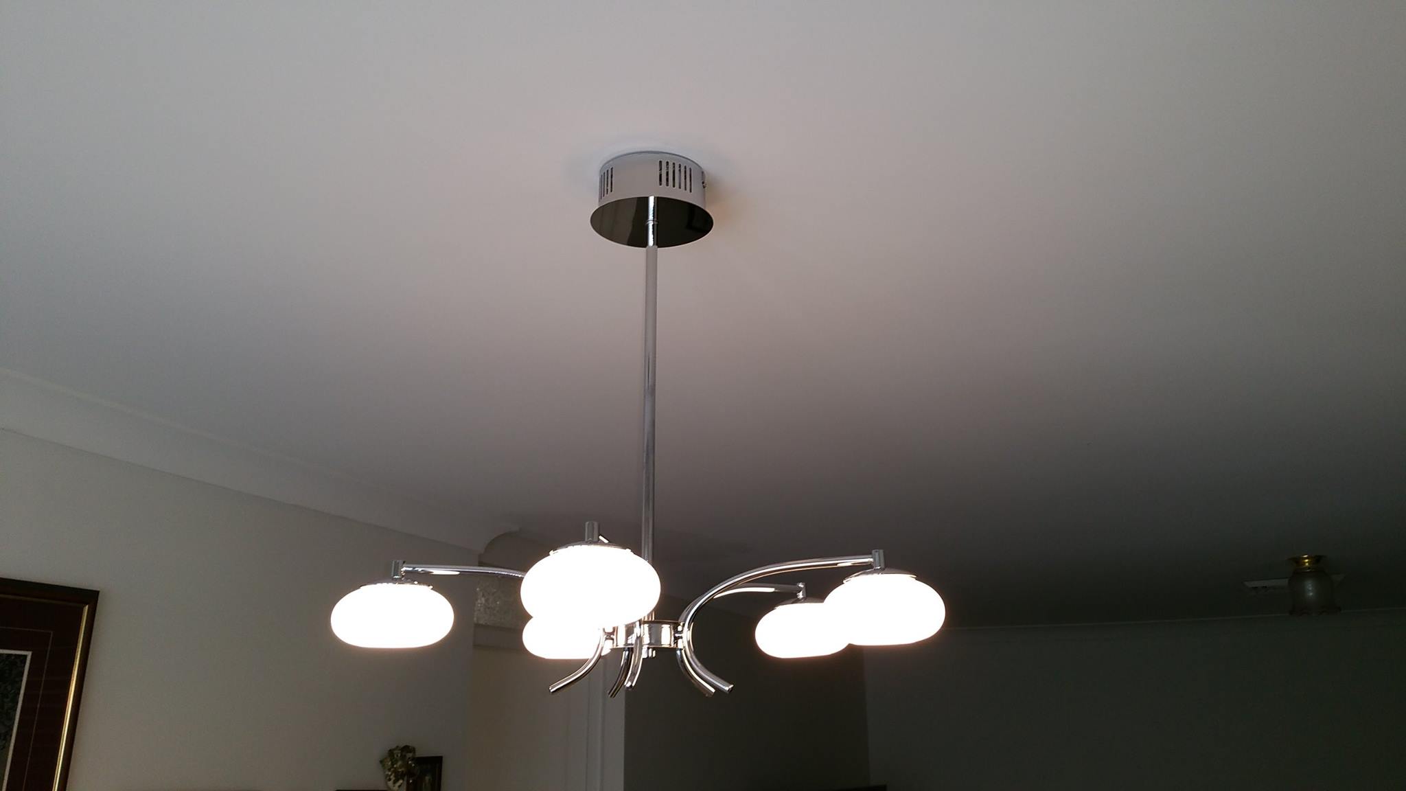 Pendant light installation