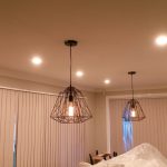 Downlights and pendant light installation