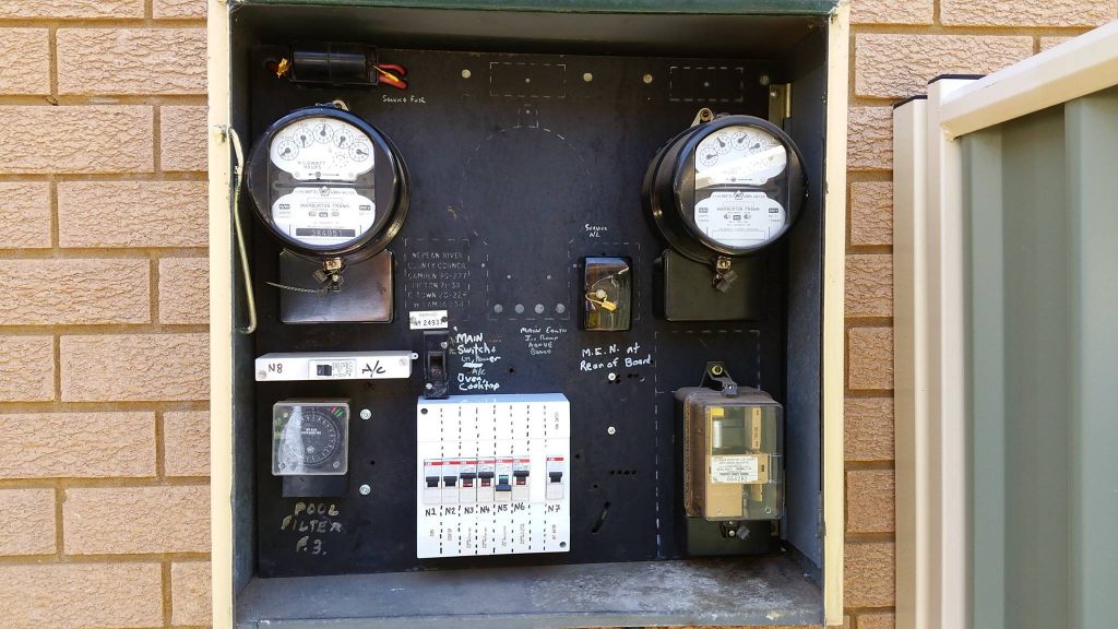 Overall view of box before safety switch installation