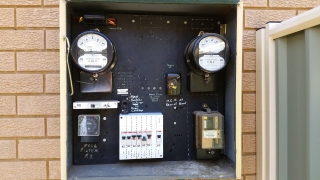 Meter board upgrades, replace old type ceramic fuses and holders Views of household Meter boards