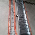 Anothe view of cable tray installation