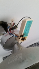Ceiling fan controller damage Removal of faulty controller