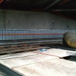 Timber sheets used for roof access safety