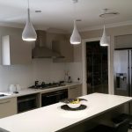 Kitchen lighting view