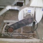 Extraction fan drive belts broken